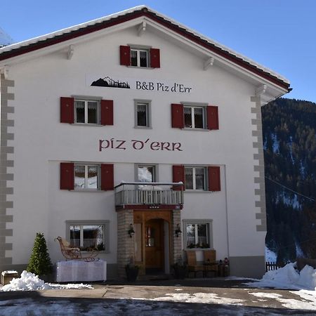 B&B Piz D'Err Tinzen Exteriör bild